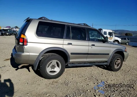 2000 Mitsubishi Montero Sport Ls из США, поврежденный, VIN JA4LS31H3YP022679